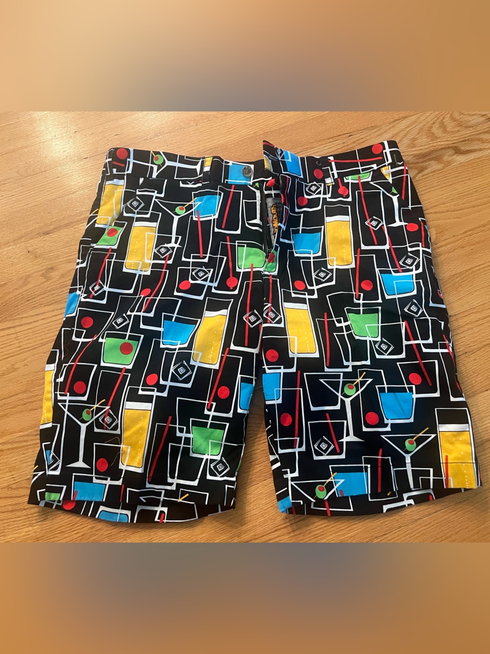 Loudmouth Golf "Happy Hour" Pattern Shorts